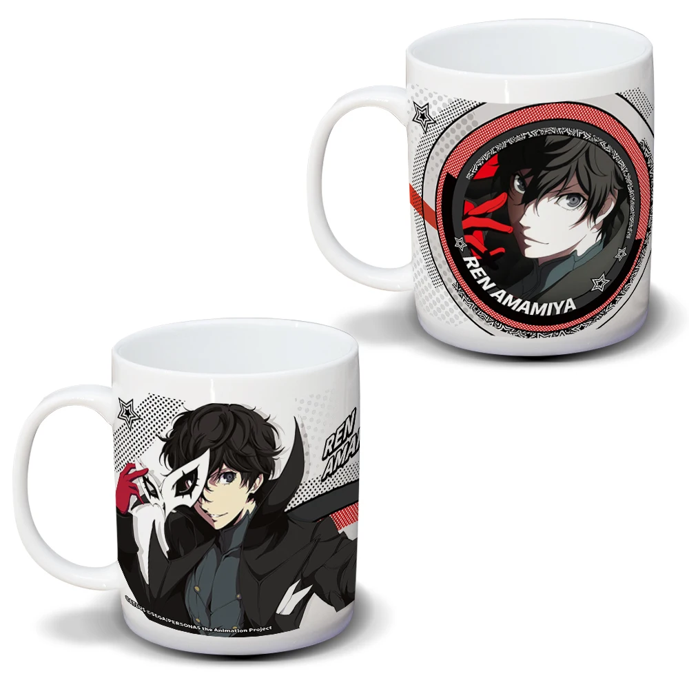 Ainme P5 Persona 5 OKER Ren Amamiya Akira Kurusu JPrinting кружка для косплея керамическая Повседневная чашка для напитков Рождественский подарок