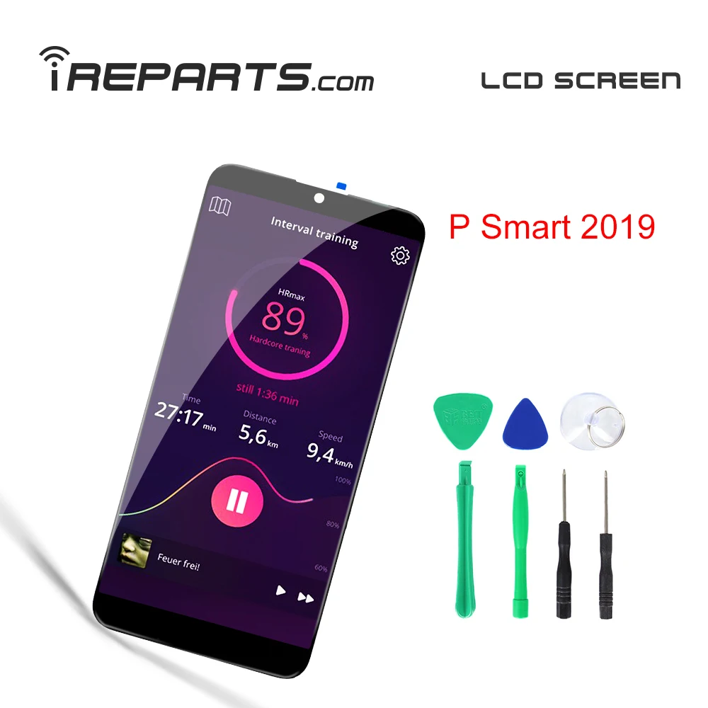 

IREPARTS Replacement LCD Screen for Huawei P Smart 2019 Display Digitizer Touch Screen Enjoy 9s + Install Tools