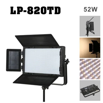 

Falcon Eyes LP-820TD LED Photo Video Fotografia Light 52W Bi-color Continuous Lighting For Movie/Film
