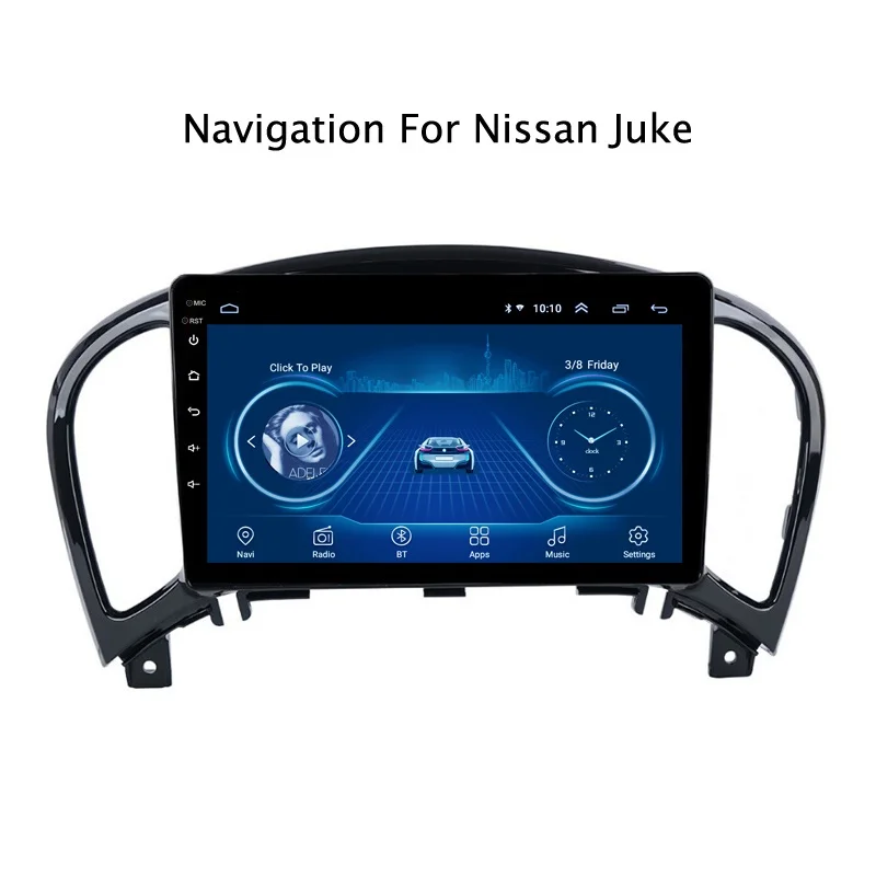 Android 9,1 автомобильное радио супер тонкий сенсорный экран gps навигация для NISSAN JUKE 2004-16 стерео Мультимедиа Bluetooth wifi головное устройство