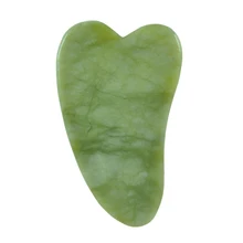 1 pçs guasha jade placa raspagem raspador ferramenta spa salão de beleza do corpo massageador ferramentas cuidados de saúde