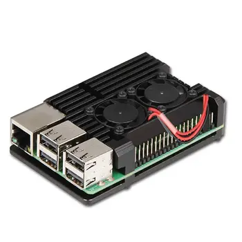 

Aluminum Alloy Radiator Protective Case Metal Cooling Shell For Raspberry Pi 3 Model B/B+/2B Accessories