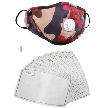 

1PC PM2.5 Dust Mask + 10pcs Filters Anti-fog And Activated Carbon Mask Dust-Proof Mask