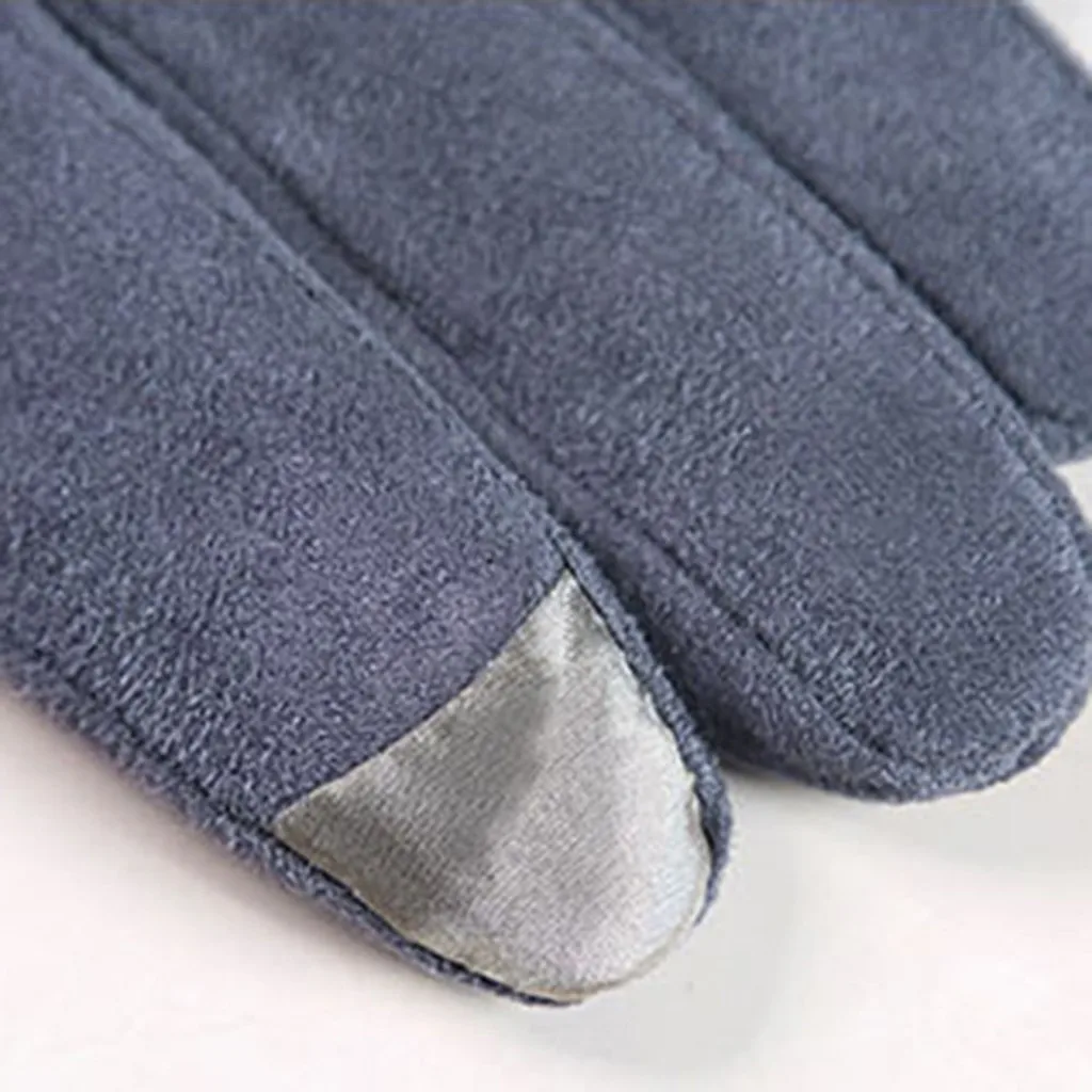 Женские перчатки новые осенние и зимние модные ветрозащитные теплые бархатные толстые перчатки для вождения с сенсорным экраном для улицы#45
