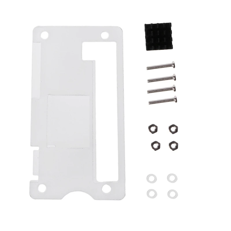 

Acrylic Enclosure Case Shell + Aluminum Heat Sink Kit For Raspberry Pi Zero V1.3 dropshipping