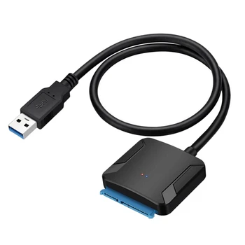 

SATA to USB 3.0, SATA III Hard Drive Adapter Converter for 3.5/2.5 Inch HDD/SSD with 12V/2A Power Adapter(EU Plug)