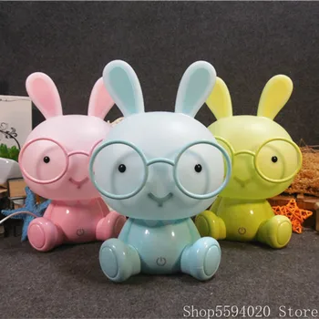 

Cute Cartoon Animal Led Night Light Children Baby Kids Room Rabbit Led Night Lamp Christmas Gift Touch Switch USB Night Lights