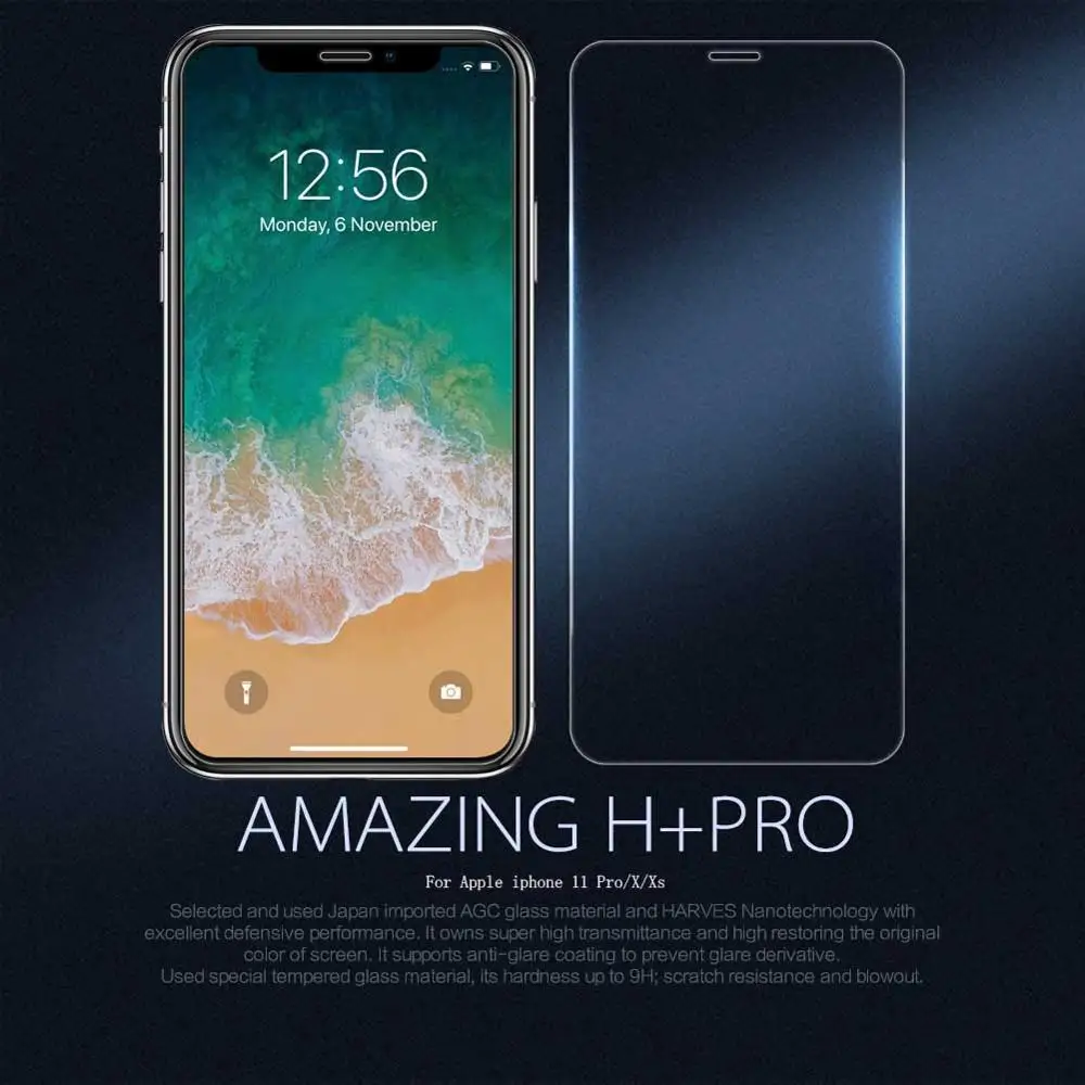 Для iphone 11 стекло Nillkin H+ Pro Закаленное стекло-экран протектор для iphone 11 pro/11 Pro Max/Xs Max/X/Xs/XR/6 7 8 Plus стекло