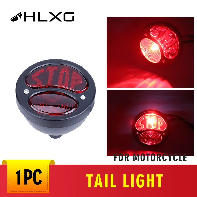 

Universal Motorcycle LED Rear Tail Light Brake taillight Stop Light Lamp For suzuki ltz 400 yamaha ybr 125 bmw f800r Kawasaki