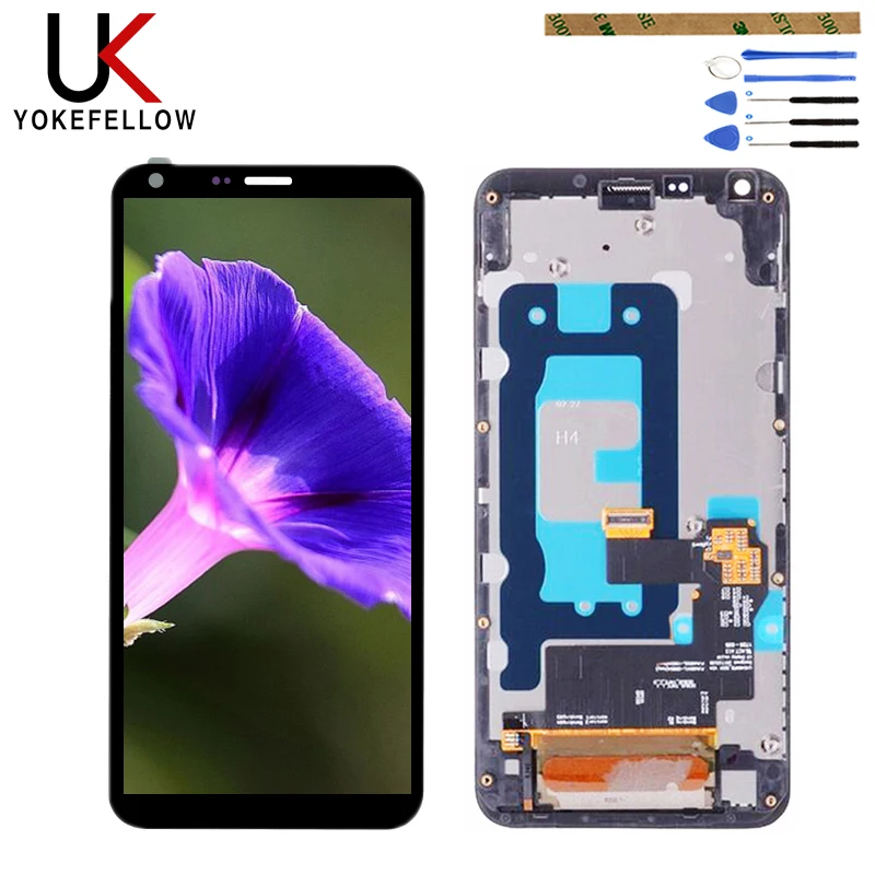 

Wei 5.5'' For LG Q6 LG-M700 M700 M700A US700 M700H M703 M700Y LCD DIsplay + Touch Screen Digitizer Assembly With Frame