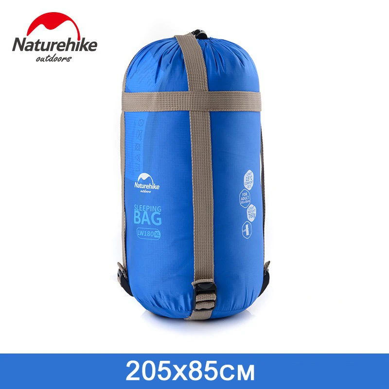 Naturehike 200x85 см мини открытый сверхлегкий конверт спальный мешок ультра-маленький размер для кемпинга пешего туризма альпинизма NH16S004-L - Цвет: Blue