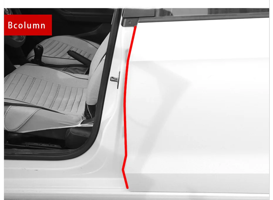 Тип B уплотнение двери автомобиля ветрозащитный шумоизоляция уплотнители края Epdm Резиновая полоса багажника звукоизоляция Авто двери уплотнения