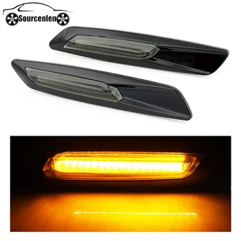 

2pcs LED Side Marker Light Turn Signal Light Amber Yellow Fender Lamp for BMW E90 E91 E92 E39 E60 E83 E53 Car Styling