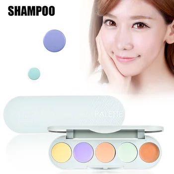 

NEW 5 Colors Concealer Palette Repairing Cream Foundation Makeup Cosmetic Long Lasting