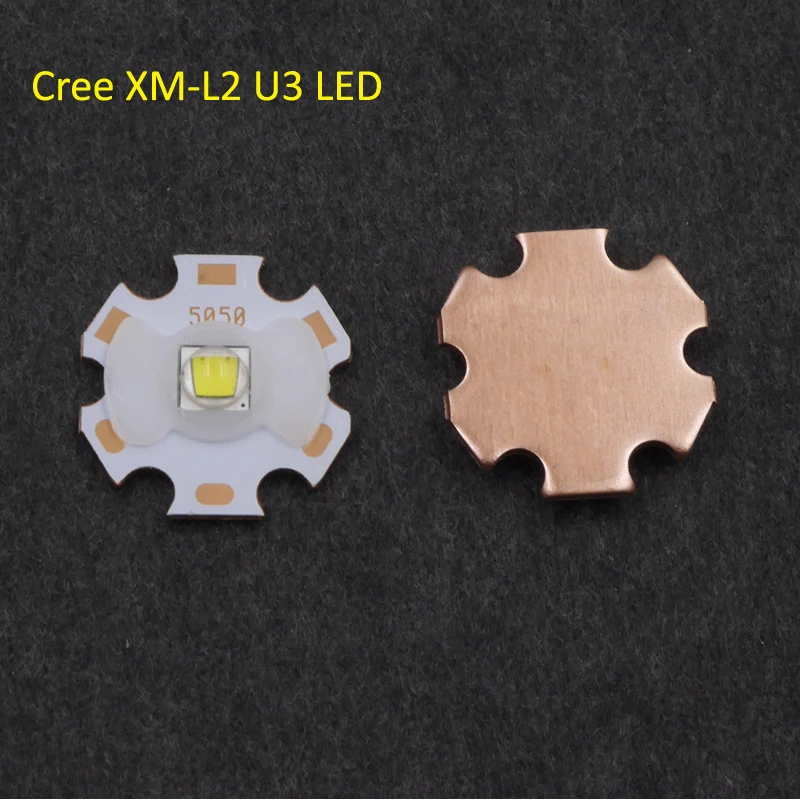 Светодиодный фонарь Cree 16 мм 20 U3 17 2 режима 3 5 режимов 7 В ~ 4 плата фонарика XML/XPL V5 V3
