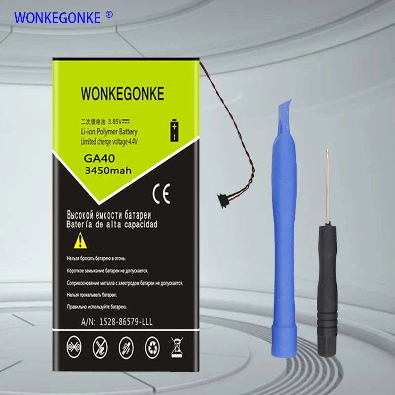 WONKEGONKE GA40 battery For Motorola Moto G4 Plus Batteries | Мобильные телефоны и аксессуары