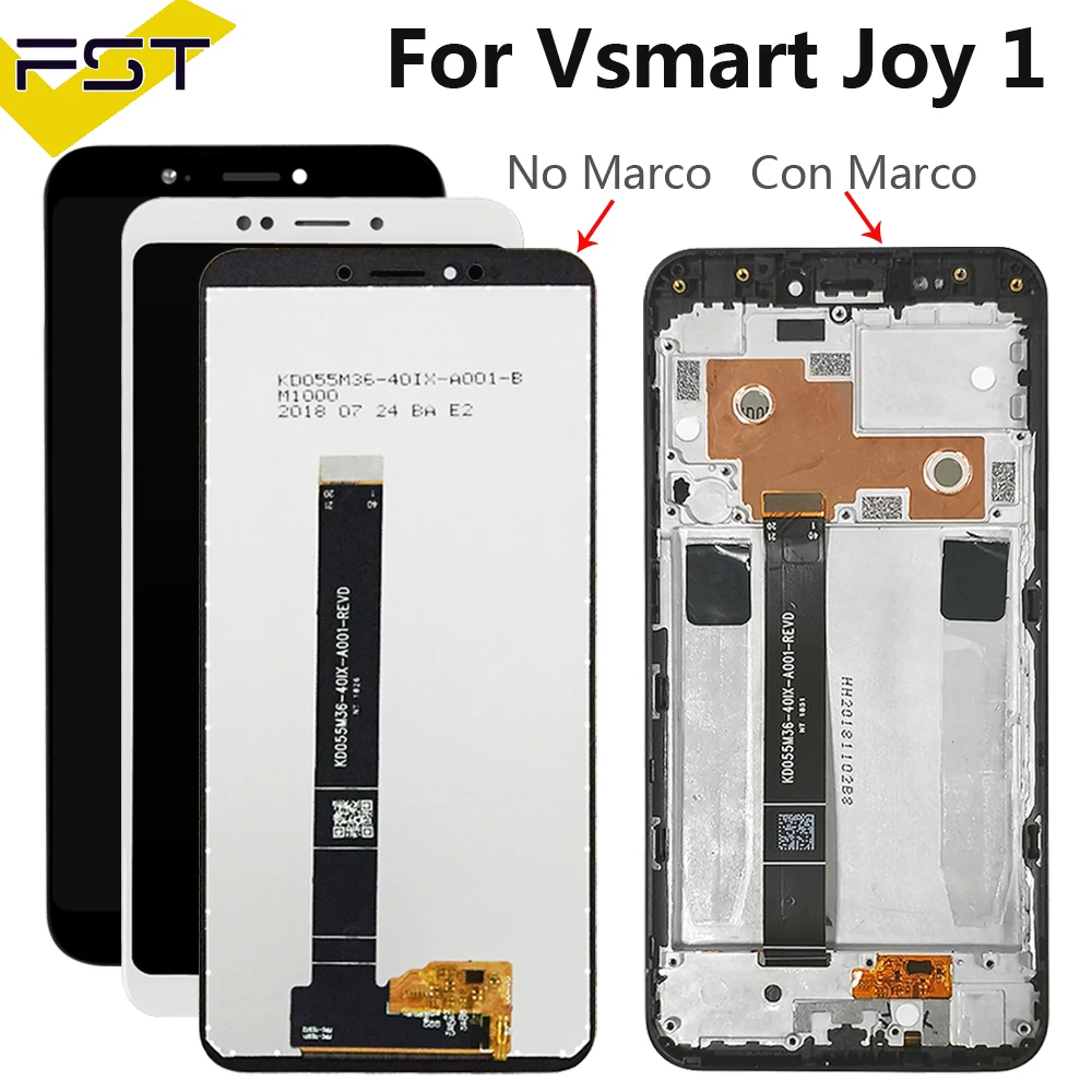 

5.45''For Vsmart Joy 1 PQ4001 LCD Screen With Touch Screen Display Digitzer Assembly +Tools Joy1 LCD Pantalla Tactil