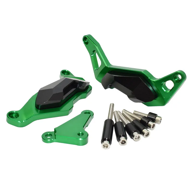 Green Waase мотоцикл для Kawasaki Ninja 250 400 от поломок двигателя защита накладка рамы ползунок протектор - Цвет: Green