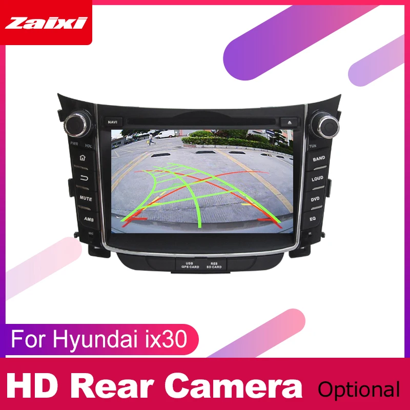 Sale ZaiXi 2 DIN Auto DVD Player GPS Navi Navigation For Hyundai i30 Elantra GT 2012~2017 Car Android Multimedia System Screen Radio 3