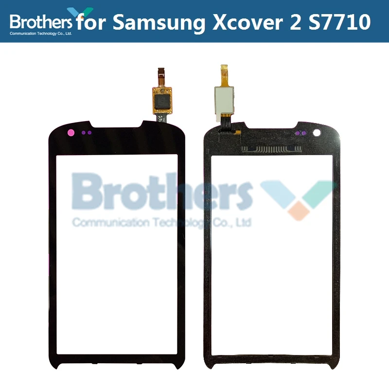 Дигитайзер сенсорного экрана для Samsung Galaxy Xcover 2 S7710|Сенсорные панели (тачскрин)| |