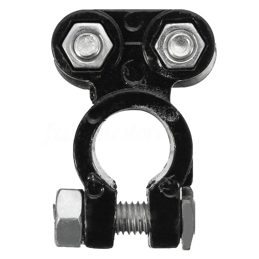 2pcs Corrosion Resistance Positive And Negative Clamps Battery Terminal Stable Wire Connector Replacement Car Vehicle Tool