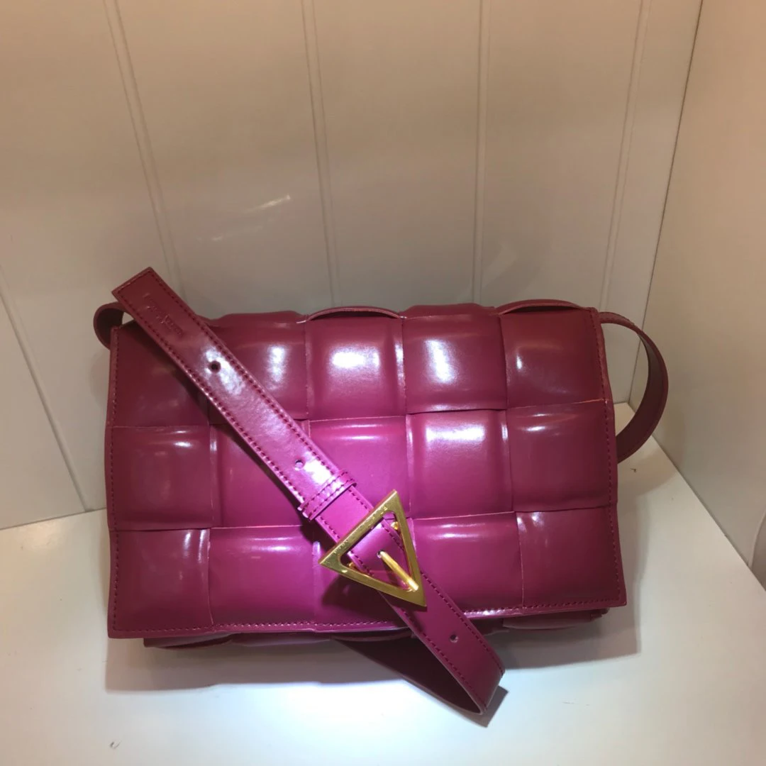 Сумка из натуральной кожи подушка с коровой сумкой темного кофейного цвета пенопластовая сумка через плечо Известные Дизайнеры Сумочка Подиум шоу Роскошное Качество - Цвет: pink