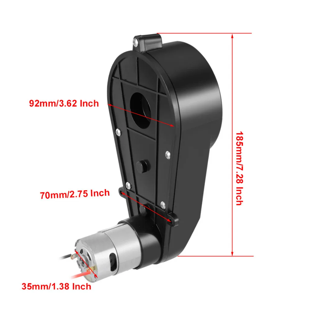 390/550 12 V/6 V Электрический редуктор с мотором для детей езды на автомобиле