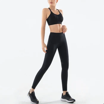 

Women's 2 Pieces Sports Set Running Fitness Bra Slim Yoga Pants Set