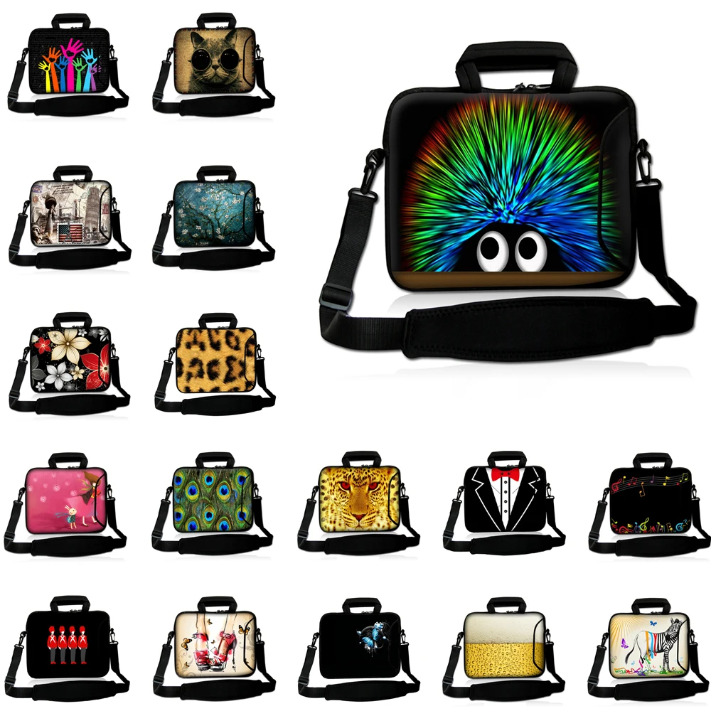 13.3-Inch to 14-Inch Laptop Sleeve Case Neoprene Carrying Bag with Hidden Handle