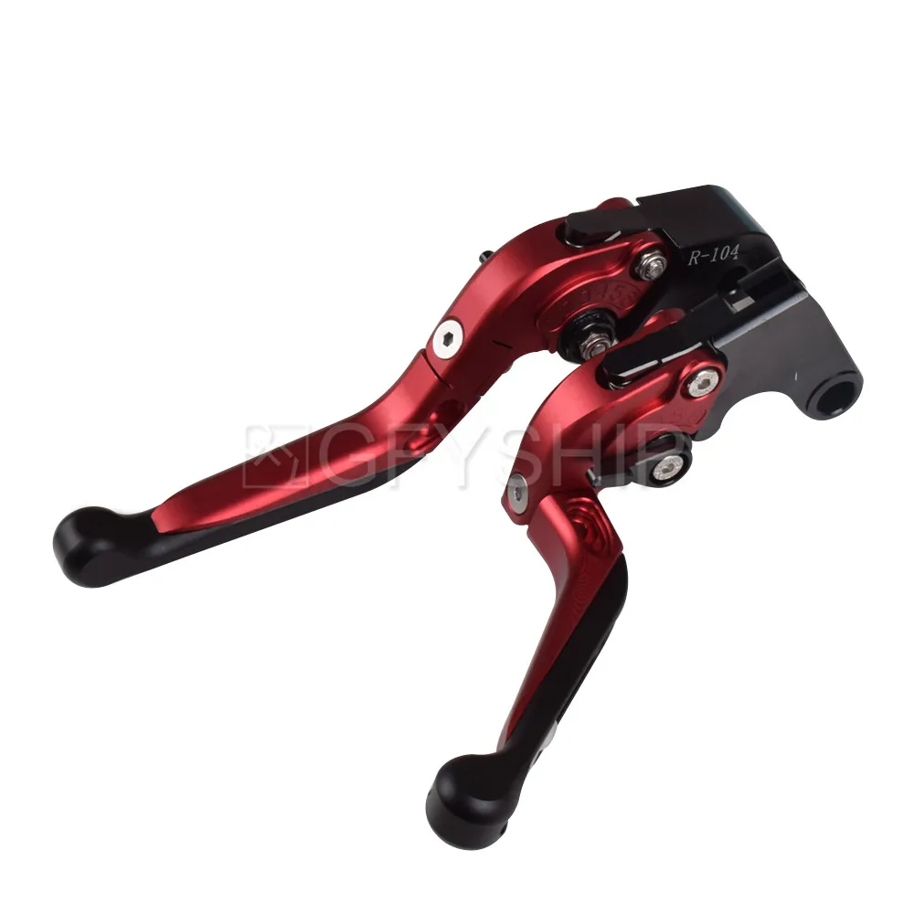 Для Honda NC700 S/X 2012-2013, VTX1300 2003-2008, CBF600/S 2007 регулируемые лезвия тормозные рычаги сцепления складные NC700S NC700X - Цвет: Red