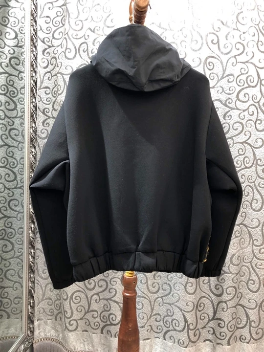 early In autumn of, new women's wear collar, cap and wool stitching space cotton long sleeve, 100 sets of short jacket 1005