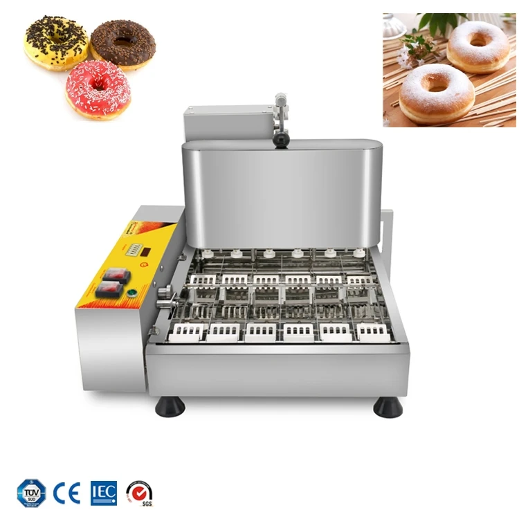 

Commercial Doughnut Makers 4 Rows Donut Electric Frying Mini Doughnut Automatic Donut maker fryer Machine Doughnut machine