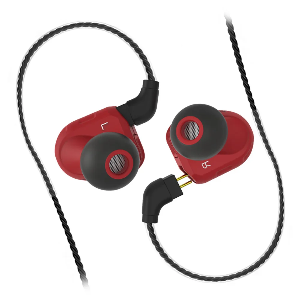 TRN V20 1BA 1DD гибридные металлические наушники вкладыши Hi Fi DJ Monito спортивные для бега
