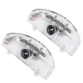 

2x Car LED Projector Door Shadow Welcome Laser Logo Light For Mitsubishi Montero Pajero 2006-2020 Grandis 2003-2011 Accessories