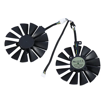 

DC12V 95MM T129215SM Video Card Cooler Image Card Cooling Fan for ASUS STRIX RX470 RX570 RX580 GTX 1050Ti GTX1070TI 4Pin 13 Blad