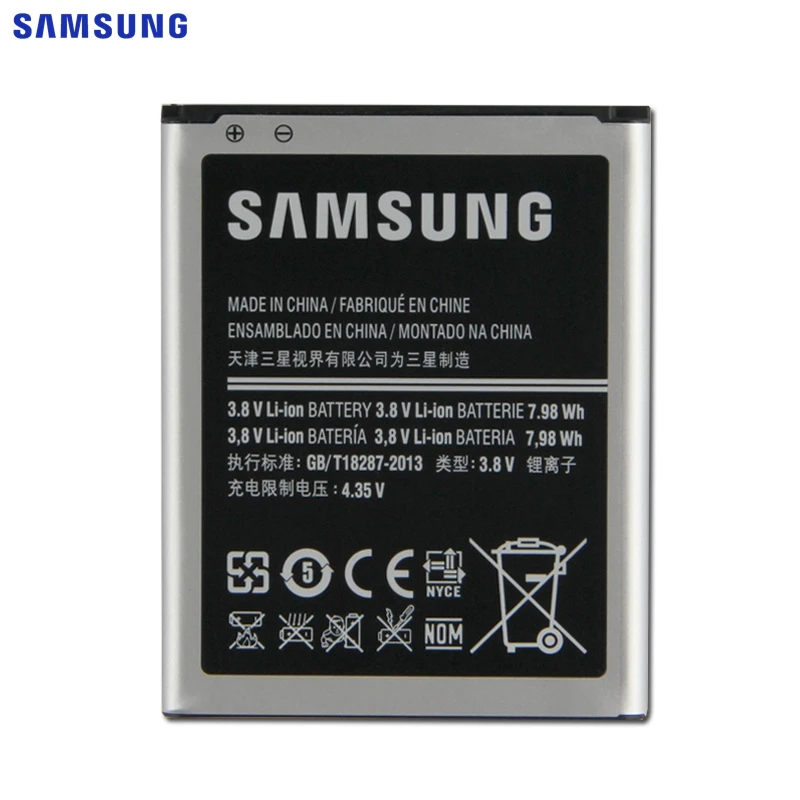 Samsung сменный аккумулятор EB535163LU для samsung I9082 Galaxy Grand DUOS I9080 I879 I9118 Neo+ i9168 i9060 2100 мАч