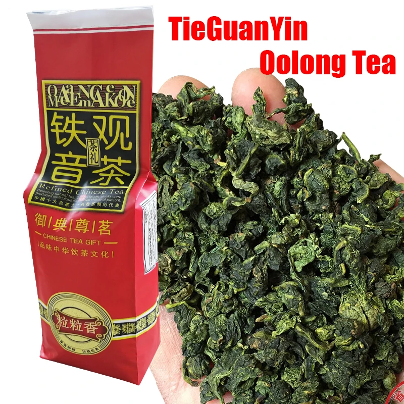 

Chinese Anxi Tiekuanyin Tea Fresh Green Oolong Tea Weight loss Tea BeautyPrevent Atherosclerosis Cancer Prevention Food