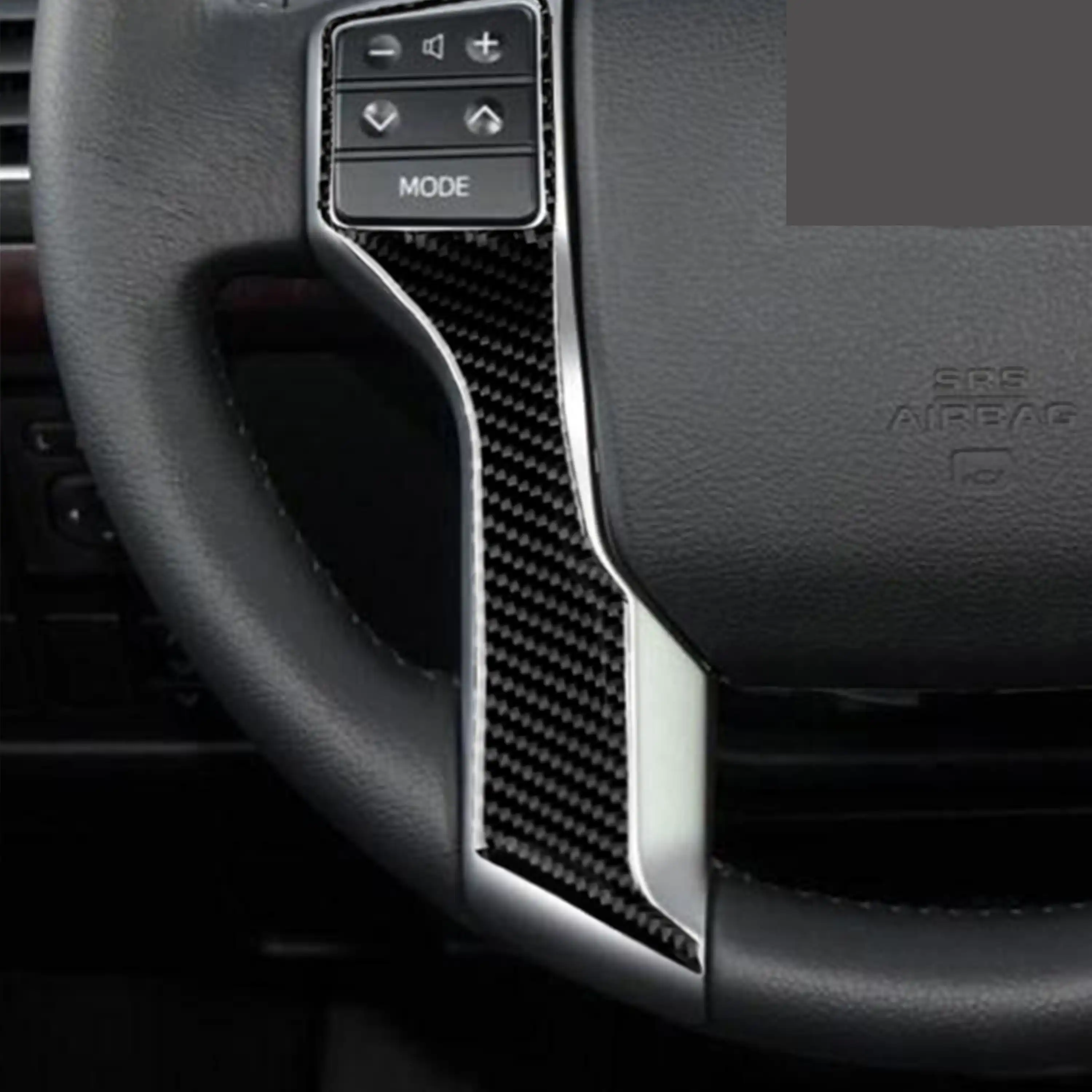 トヨタランドクルーザープラドためlc150 Fj150 10 18カーボンステアリングホイールステッカー装飾ストリップカバートリム車 のアクセサリー 自動車内装ステッカー Aliexpress