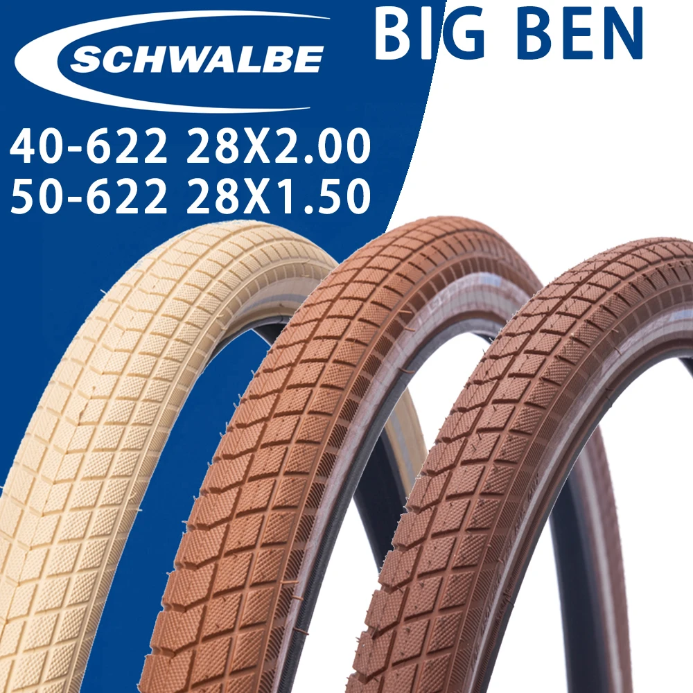 28x2.0 40 622 SCHWALBE BIG BEN balloon tire|Bicycle Tires| - AliExpress