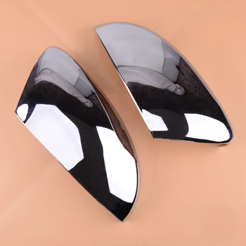 

1 Pair Car Chrome Door Side Waterproof Mirror Cover Trim Cap Fit For VW Passat CC Jetta Scirocco Eos 2013