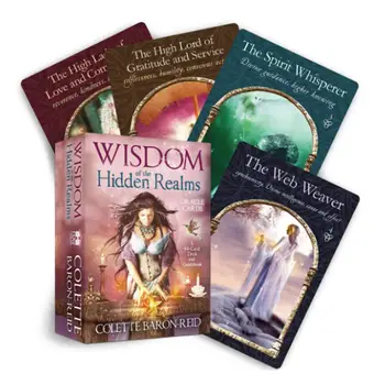 

44Hidden Realms Oracle Cards Tarot Cards Board Games Cards Nature and Spirit World Bridging Oracle Cards Family Party Tarot Card