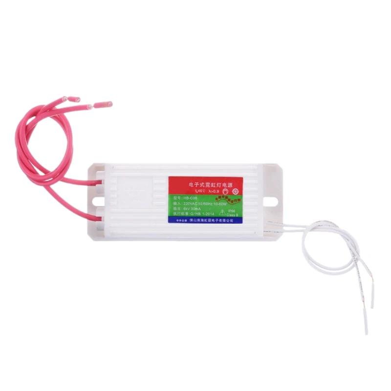 

1Pc Hb-Co6 Neon Electronic Transformer Waterproof Neon Power Supply Rectifier 6Kv 60W 30Ma