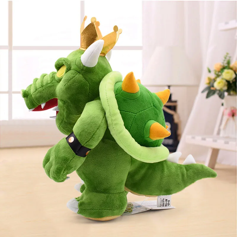 Цена оптовой продажи 1" 30 см зеленый King BOWSER koopa Мягкие плюшевые куклы мягкие игрушки для детей рождественские подарки, розничная, Зимняя распродажа