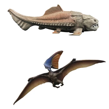 

2 Pcs Plastic Dinosaur Pterosaur Figure Toy Model Toys Kids Children Boys Gifts 22.5x9cm & 20x8.5x9.4cm