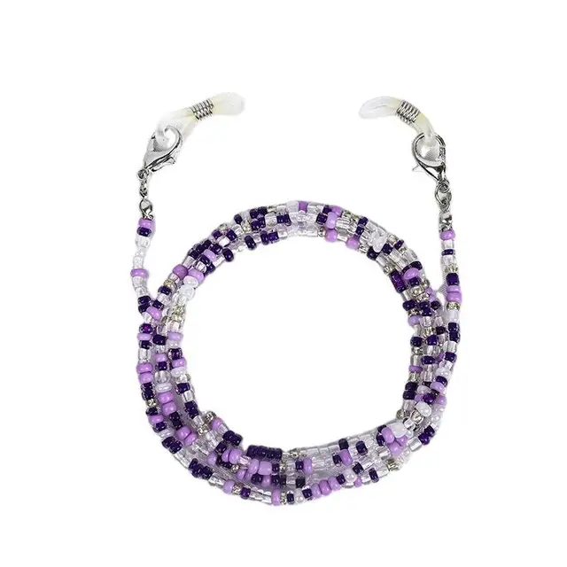 Multifunktions-Brillenband Mit Bunten Perlen - Brillenkette Und Maskenhalter