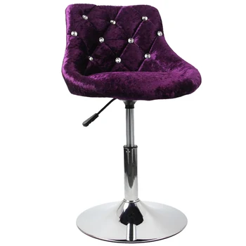 

Nordic light luxury bar chair simple fashion backrest high stool gold net red bar stool