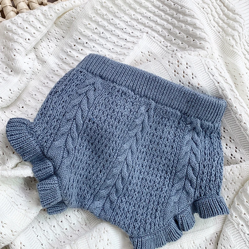 Children Clothing Kids PP Shorts Baby Boys Girls Knitting Shorts Baby Boy Girl Pants Autumn Spring Girl Knit Pants