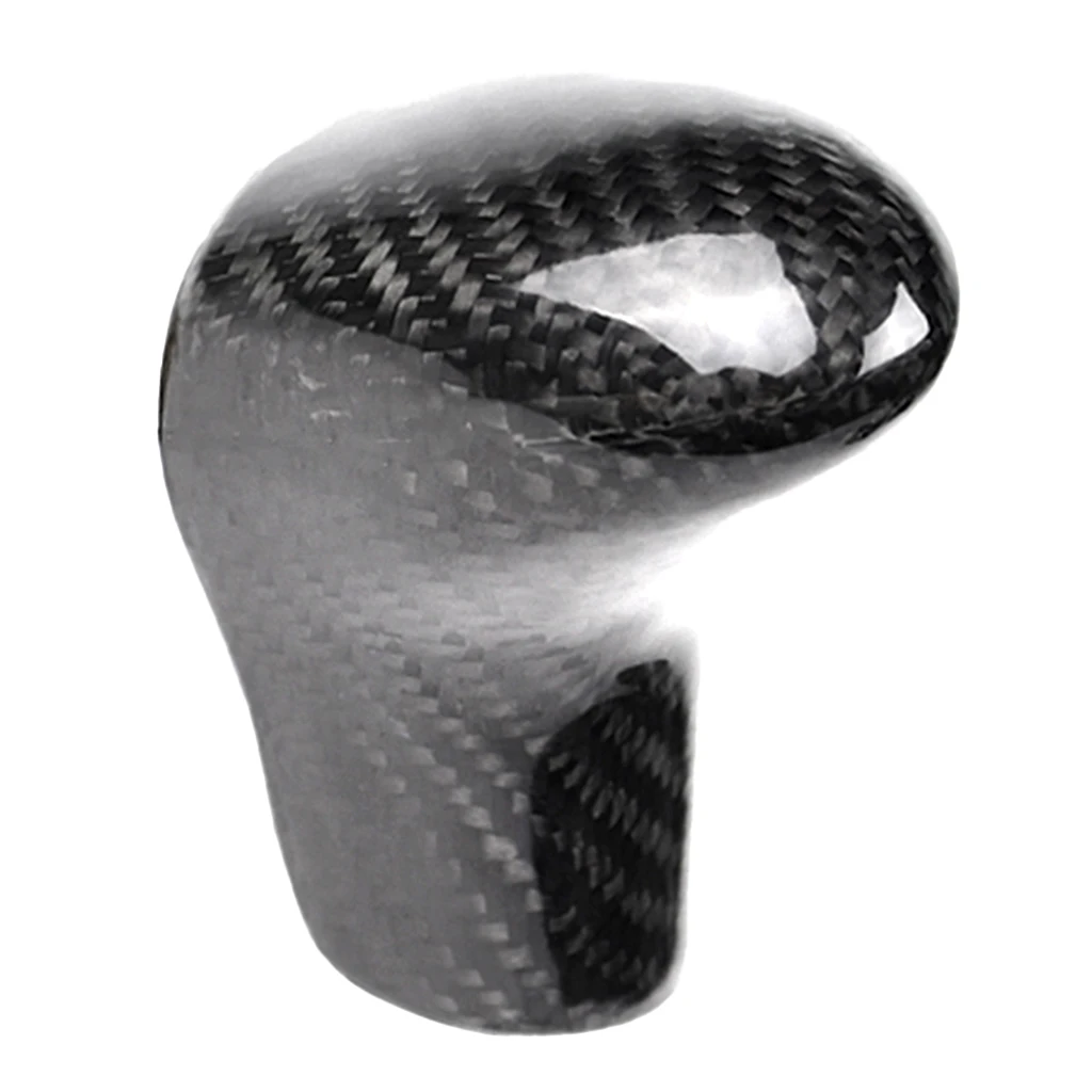 Car Interior Styling Carbon Fiber Gear Shift Knob Gear Head Sticker Cover for Audi A4 B8 A5 S5 A6 C7 A7 Q5 Q7