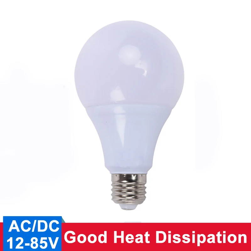 AC/DC E27 LED Bulb 12v Led Lamp 24v Led Light 36v Led Lampada Ampoule Bombilla 50v for Camping and ship Outdoor Lighting