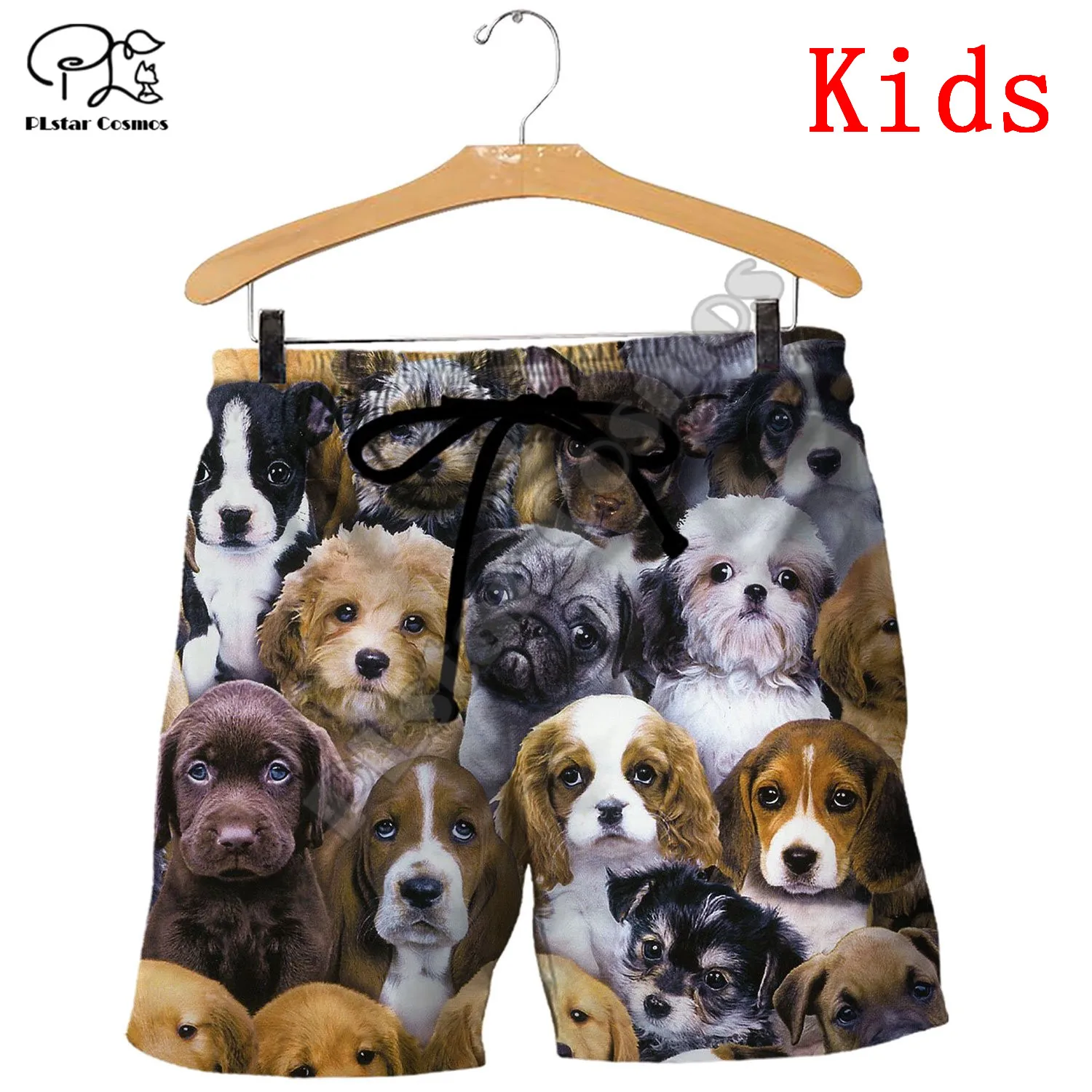 

PLstar Cosmos Cute Dog 3D Printed 2021 New Fashion Summer Shorts Kids Boy/Girl Kawaii Beach Pants Casul Children Wear D28